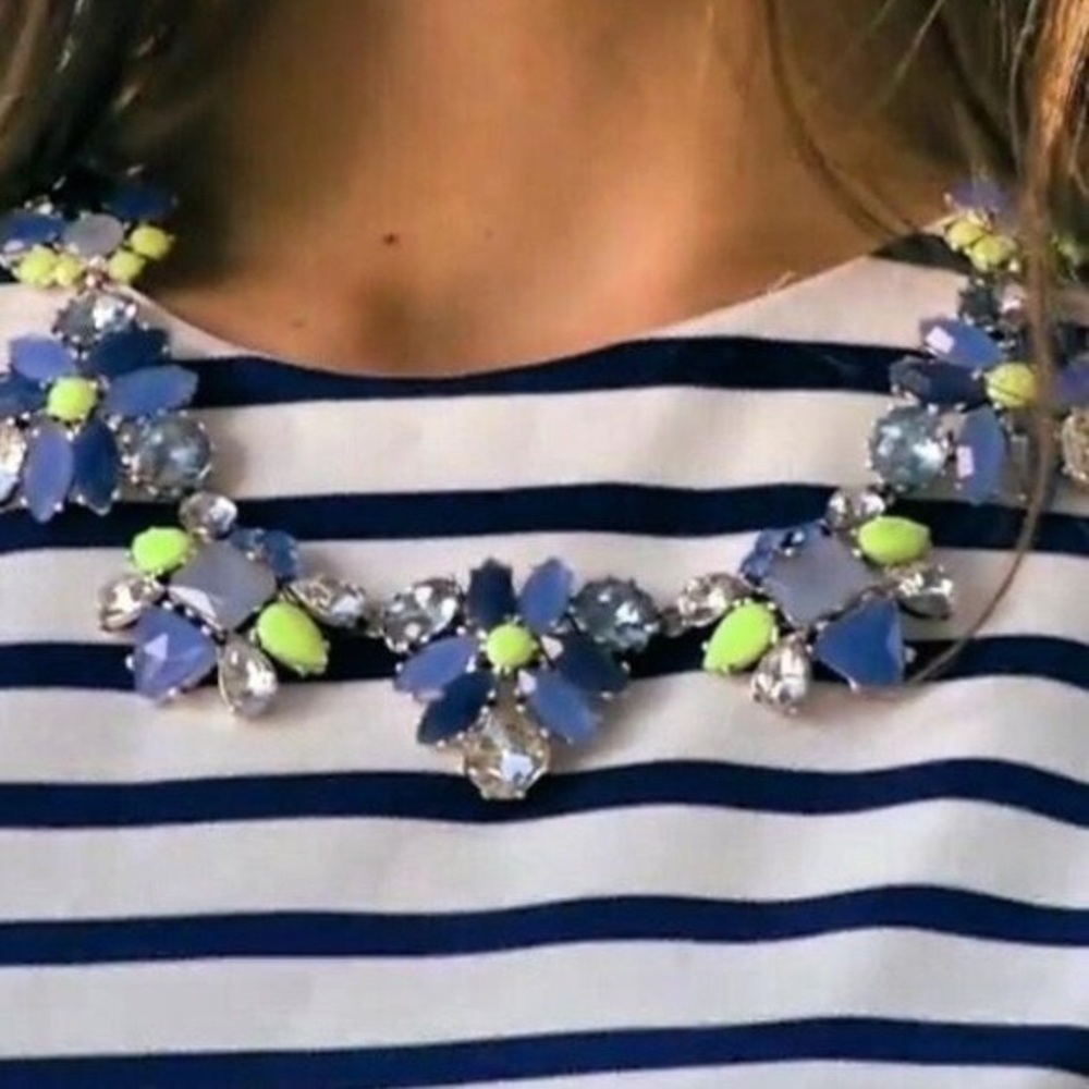 NIB Stella & Dot Eloise Necklace in Silver